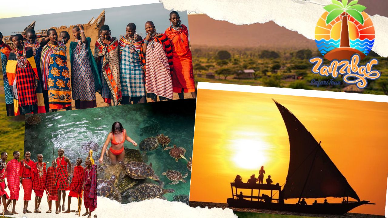 Baraka Aquarium Nungwi, Maasai Village, and Dhow Sunset Cruise Tour