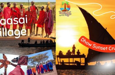 Maasai Village and Dhow Sunset Cruise Tour